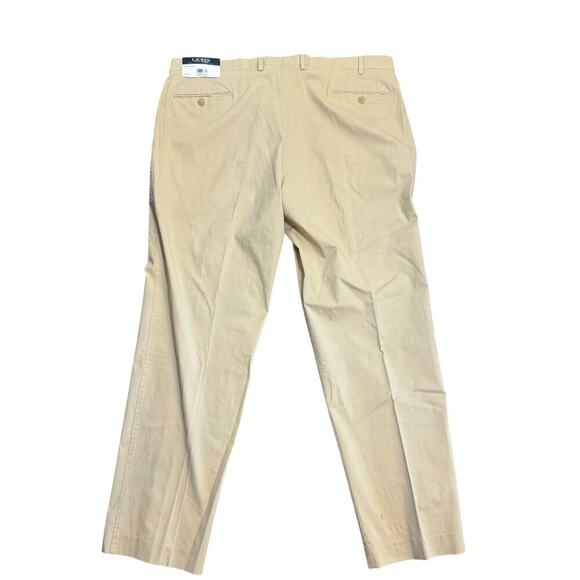 New LAUREN RALPH LAUREN Men’s Flat Front Chino Pant Sz 42 x 32 - Picture 9 of 13
